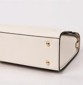 Ivory Bow-Tie Structured Handbag - Image 6