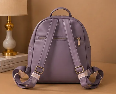 Lavender Studded Quilted Mini Backpack - Image 5