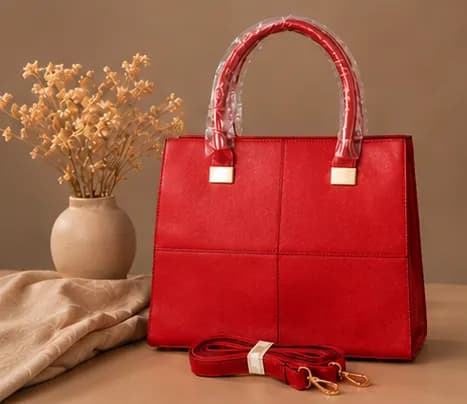 Ruby Quadrant Panel Tote - Image 1